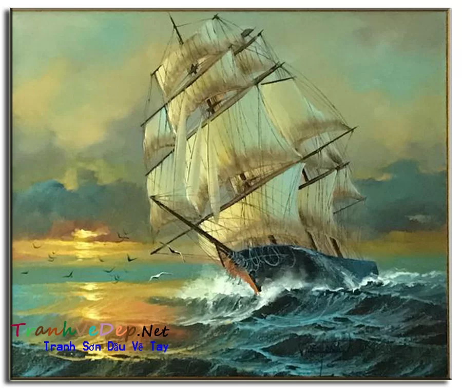 Tổng hợp Tranh Vẽ Thuyền Buồm Trên Biển giá rẻ bán chạy tháng 72023   BeeCost